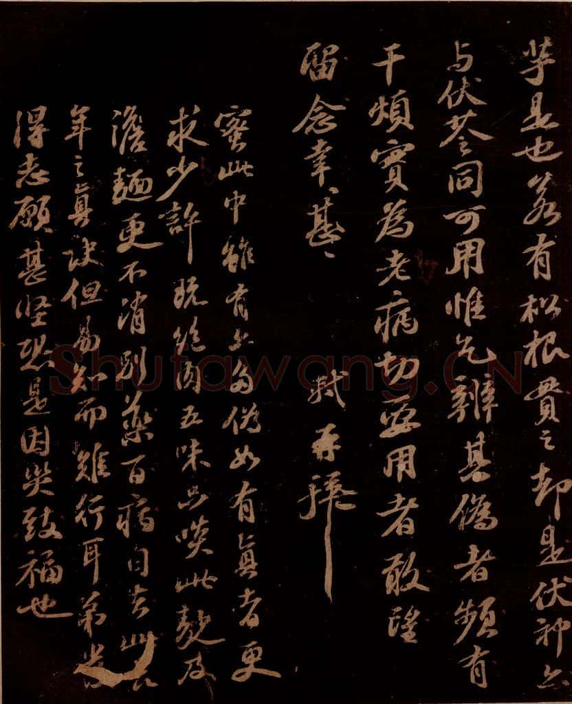 宋 苏轼 给醇夫信之五 书法作品