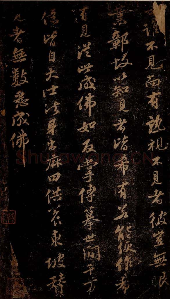 北宋 苏轼 《普照王像赞》之二 书法作品