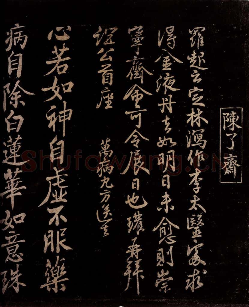 宋 陈瓘 与谊公书并万病丸方之一 书法作品