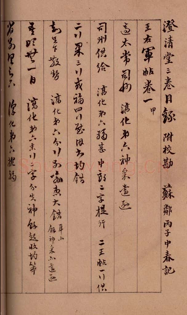清 杨宜治 《澄清堂帖·题跋》之八 书法作品
