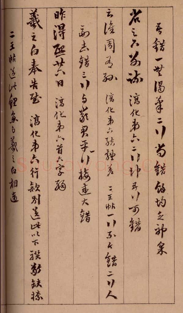 清 杨宜治 《澄清堂帖·题跋》之十 书法作品