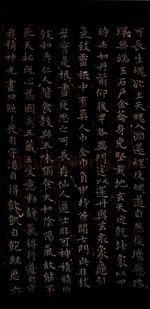 晋朝 王羲之 黄庭经之五 书法作品