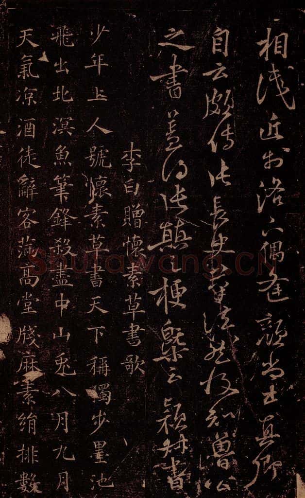唐 怀素 《藏真帖》、《律公帖》之十 书法作品