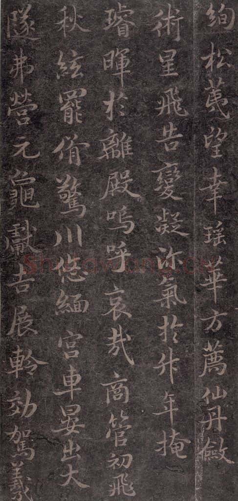630唐 褚遂良 《古树赋·哀册》之十六 书法作品