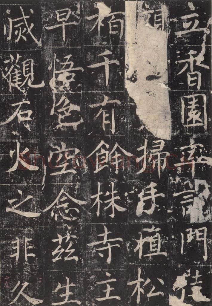 725唐 魏栖梧 《善才碑帖》之二十 书法作品