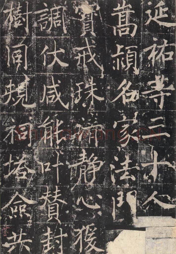 725唐 魏栖梧 《善才碑帖》之二十四 书法作品