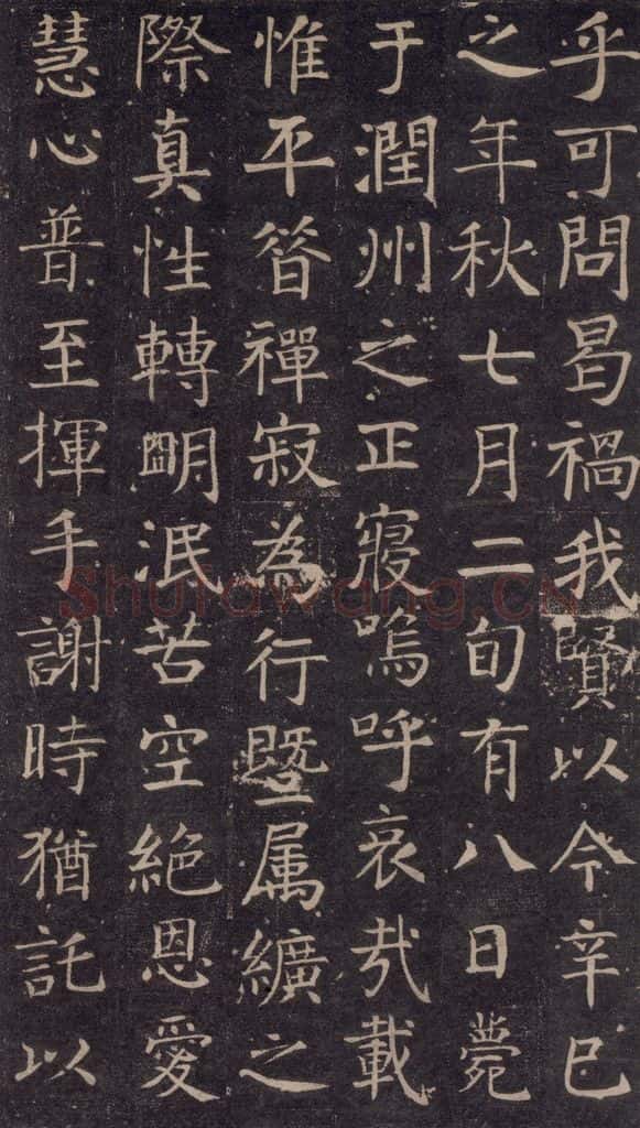 741唐 颜真卿 《王琳墓志》之九 书法作品