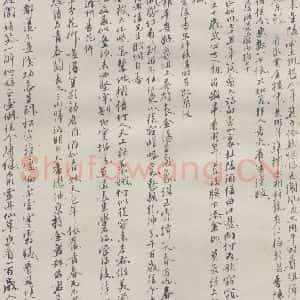现代 沙孟海 行书《辛嫁轩寿词钞本》毛笔书法行书作品图片欣赏