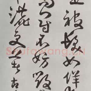 清代 方以智 草书《自书和陶诗 之十五》毛笔书法草书作品图片欣赏