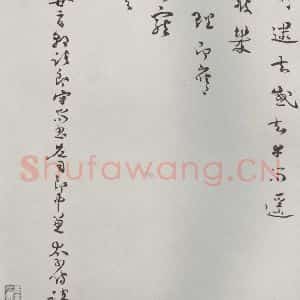 宋代 杨万里 草书《杨万里呈达孝宫使判府中大札子 之二》毛笔书法草书作品图片欣赏