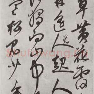 元代 鲜于枢 行草书《行草真迹墨迹之十一》毛笔书法行草书作品图片欣赏