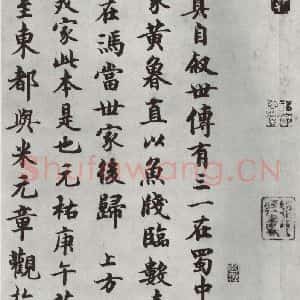 唐代 怀素 草书《怀素书自叙题跋 之八》毛笔书法草书作品图片欣赏