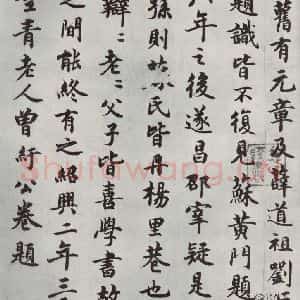 唐代 怀素 草书《怀素书自叙题跋 之九》毛笔书法草书作品图片欣赏