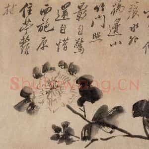 1764年 郑燮《题画诗六段》毛笔书法作品图片欣赏