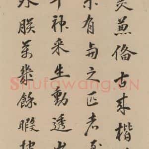 晋代 佚名 楷书《晋人书小楷曹娥碑真迹》毛笔书法楷书作品图片欣赏