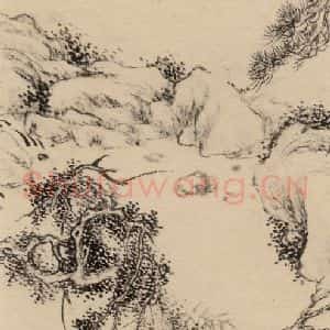 元代 邓文原 草书《邓文原.急就章下之二十》毛笔书法草书作品图片欣赏