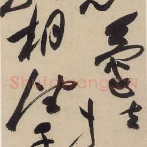 明代 祝允明 草书《自书诗上之十》毛笔书法草书作品图片欣赏