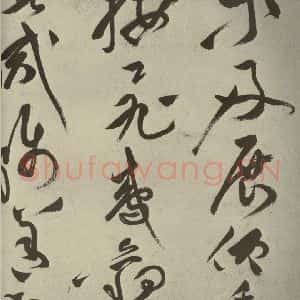 明代 祝允明 草书《杂诗诗贴 之四十》毛笔书法草书作品图片欣赏