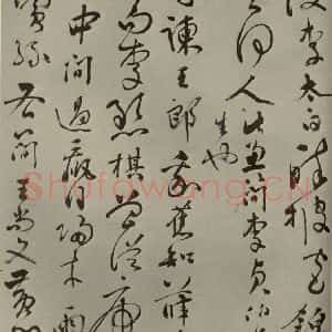 明代 张弼 行草书《杂书 之二十四》毛笔书法行草书作品图片欣赏