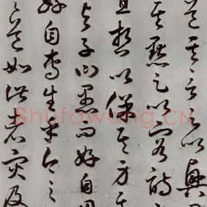 明代 豊道生 草书《古本中庸 (下)之十三》毛笔书法草书作品图片欣赏