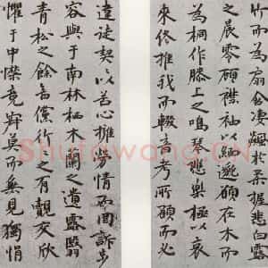 明代 祝允明 行书《陶渊明闲情赋 之三》毛笔书法行书作品图片欣赏