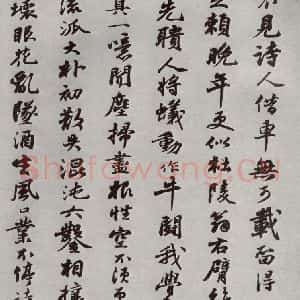 宋代 苏轼 行书《宋四家墨宝 之九》毛笔书法行书作品图片欣赏