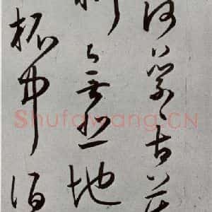 明代 王宠 草书《元明书翰(43)诗⑹》毛笔书法草书作品图片欣赏