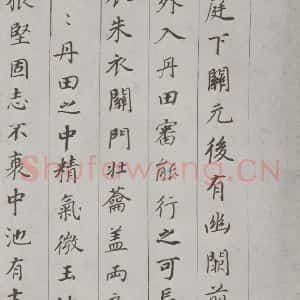 明代 董其昌 行书《杂书 之八》毛笔书法行书作品图片欣赏