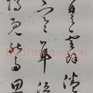 明代 王逢元 草书《明人诗翰 王逢元(5)》毛笔书法草书作品图片欣赏