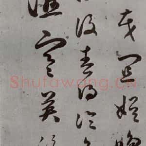 明代 王逢元 草书《明人诗翰 王逢元(14)》毛笔书法草书作品图片欣赏