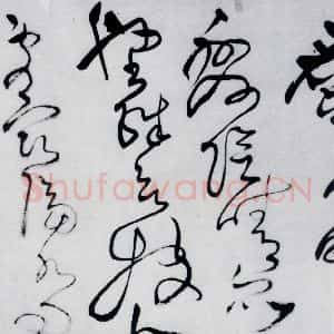 清代 王铎 草书《王铎书岑参 王维 杜甫诸人诗九首(24)》毛笔书法草书作品图片欣赏
