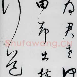 明代 董其昌 草书《董其昌书杜甫高都使骢马行(10)》毛笔书法草书作品图片欣赏