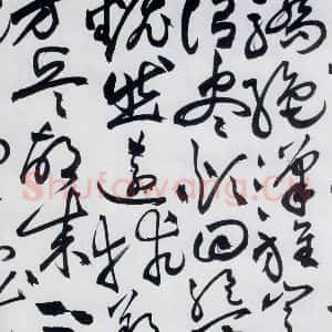 明代 祝允明 草书《祝允明书杜甫咏怀古迹五首(9)》毛笔书法草书作品图片欣赏