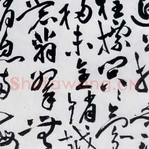 明代 祝允明 草书《祝允明书杜甫诸将五首(10)》毛笔书法草书作品图片欣赏