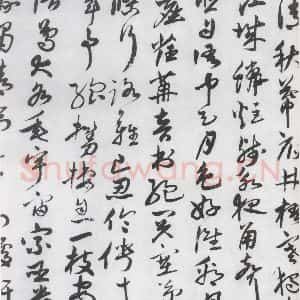 明代 唐顺之 行草《唐顺之书杜甫见萤火虫等七首(2)》毛笔书法行草作品图片欣赏