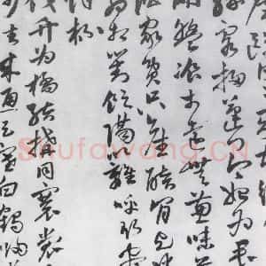 明代 唐顺之 行草《唐顺之书杜甫见萤火虫等七首(5)》毛笔书法行草作品图片欣赏