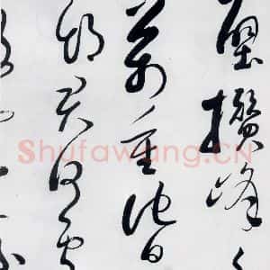 明代 娄监 草书《娄坚书韦应物 熊孺登 刘禹锡 卢仝诸人诗六首(13)》毛笔书法草书作品图片欣赏
