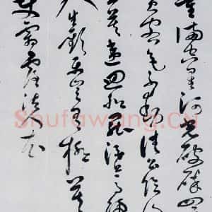 明代 胡正 草书《胡正书岑参 杜甫诗三首(7)》毛笔书法草书作品图片欣赏