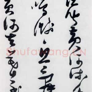 明代 张瑞图 草书《张瑞图书木兰诗(9)》毛笔书法草书作品图片欣赏