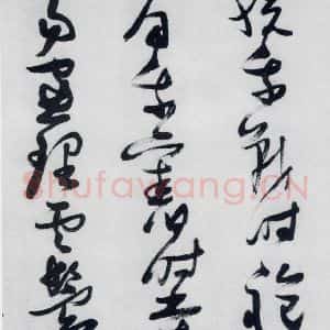 明代 张瑞图 草书《张瑞图书木兰诗(19)》毛笔书法草书作品图片欣赏