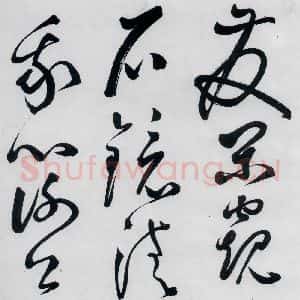 明代 丰坊 草书《丰坊书李白庐山谣寄卢侍御虚舟(16)》毛笔书法草书作品图片欣赏