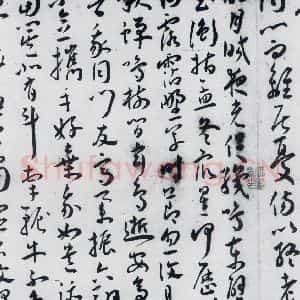 明代 王宠 草书《王宠书古诗十九首(6)》毛笔书法草书作品图片欣赏