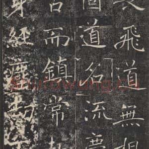 唐代 褚遂良 楷书《雁塔圣教序 之三十六》毛笔书法楷书作品图片欣赏