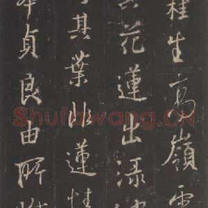 东晋 王羲之 行书《集字圣教序 之十九》毛笔书法行书作品图片欣赏