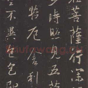 东晋 王羲之 行书《集字圣教序 之四十一》毛笔书法行书作品图片欣赏