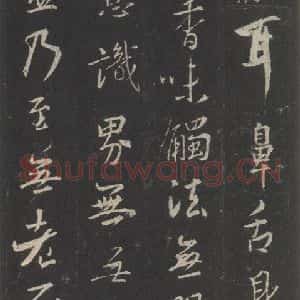 东晋 王羲之 行书《集字圣教序 之四十三》毛笔书法行书作品图片欣赏