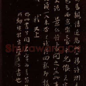 宋代 苏轼《给苏子明信五之三》毛笔书法作品图片欣赏