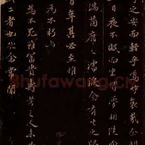 宋代 苏轼《祭文与可文二首此前一首之四》毛笔书法作品图片欣赏