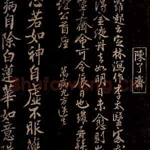 宋代 陈瓘 行书《与谊公书并万病丸方之一》毛笔书法行书作品图片欣赏