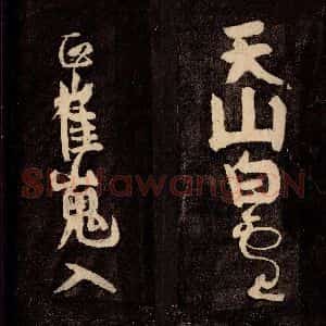 唐代 颜真卿 草书《裴将军诗 之八》毛笔书法草书作品图片欣赏
